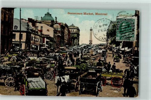 Montreal Bonsecours Market Marktszene