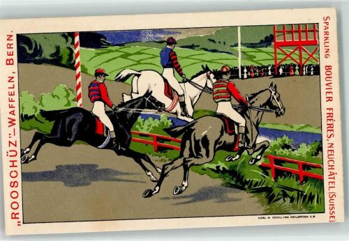 Bern 1899 Werbung Rooschütz Waffeln Jugendstil