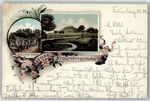 Frauenberg 1897 Gasthaus Heuser
