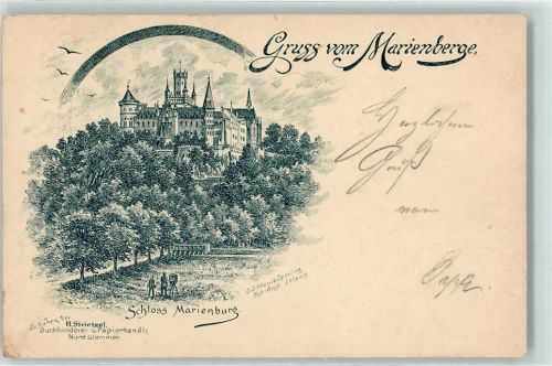 Nordstemmen 1898 Schloss Marienburg Marienberg Fotograf