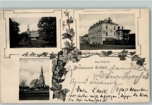 Schleiz 1906 Hotel Erbprinz