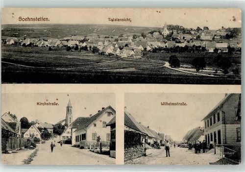 Söhnstetten 1916 Kirchstraße Wilhelmstraße
