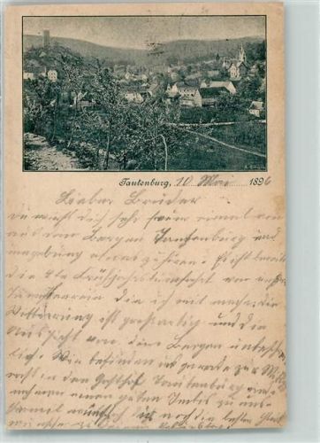 Tautenburg 1896 Vorläufer