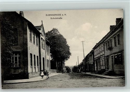 Elbingerode Schulstrasse ca 1920 AK