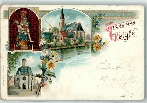 Telgte 1900 Gnadenbild Kapelle Pfarrkirche