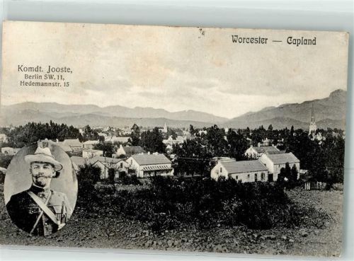 Worcester 1912 Komdt. Joost Berlin SW. 11 Hedemannstraße