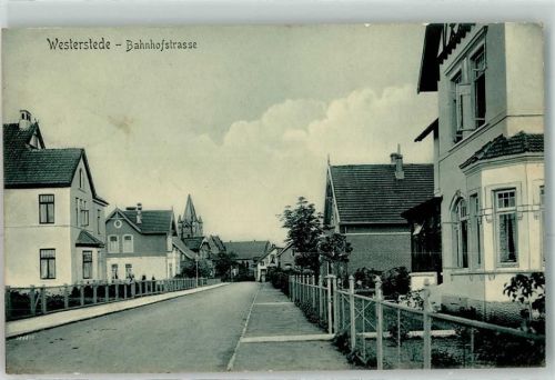 26655 W2910 Westerstede 1911 - Bahnhofstraße