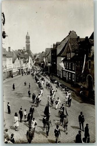 Straubing Festzug Ort handschriftlich
