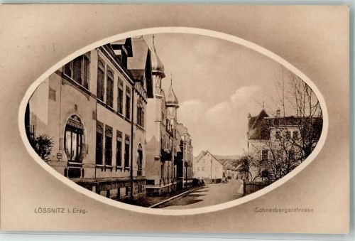 08294 O9407 Lößnitz Passepartout Schneebergerstraße