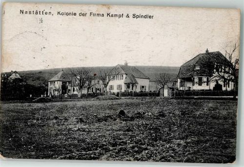 56355 W5428 Nastätten Foto AK Kolonie Firma Kampf & Spindler