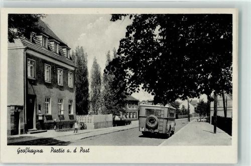 Großkayna Postgebäude Postbus