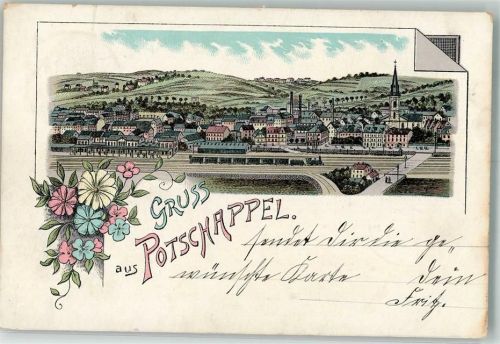 Potschappel 1900 Bahnhof Sammlung Wollmann