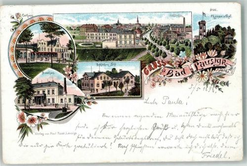 Bad Lausigk 1898 Bethlehemstift Badehaus