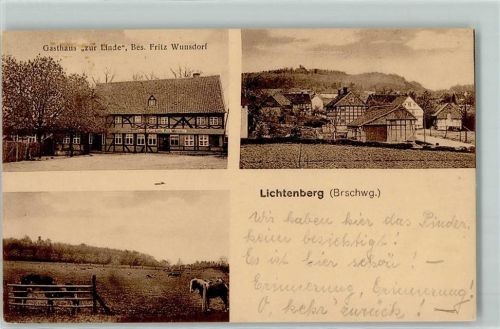 38226 W3320 Lichtenberg - Gasthaus Zur Linde Bes Fritz Wunsdorf