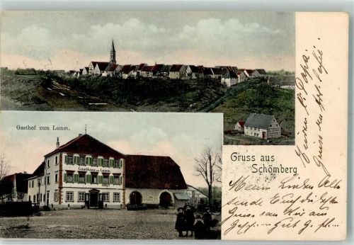 Schömberg 1905 Gasthaus zum Lamm