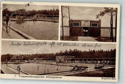 Altengrabow Schwimmbad Sprungturm Bad-Eingang