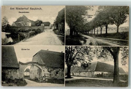 Neukirch Am Niederhof Haupteinfahrt Hinter Tor Lindenallee