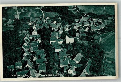 Marlach Fliegeraufnahme Georgskirche