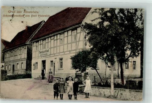 04655 O7231 Altmörbitz - Gasthaus Emil Weinreich Kinder