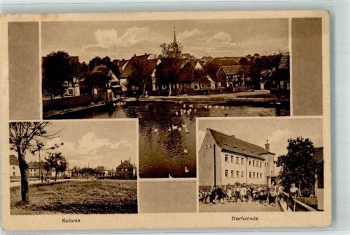 Wyhra Kolonie Dorfschule Landpost