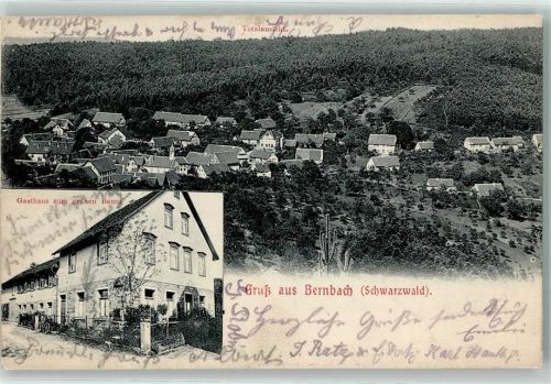 Bernbach 1904 Gasthaus Zum grünen Baum