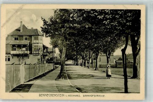 Benneckenstein 1916 Bahnhofstraße