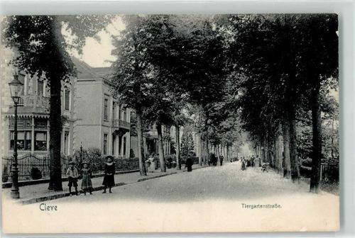 Kleve 1906 Tiergartenstraße