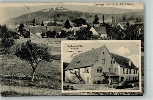 69151 W6903 Dilsberg 1915 - Gasthaus zum Pflug Dilsberger Hof Schloß Dilsberg