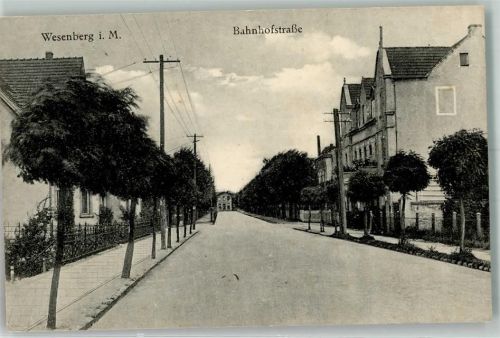 17255 O2084 Wesenberg , Meckl - Bahnhofstraße