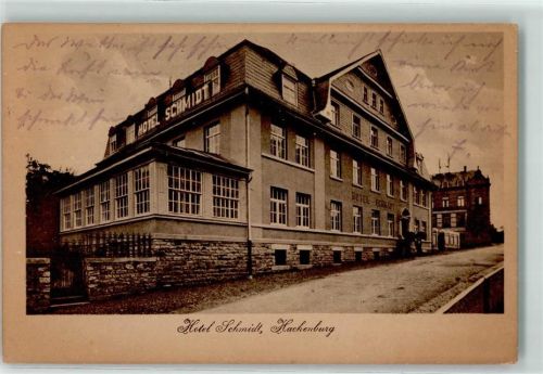 Hachenburg Hotel Schmidt Inflationsporto