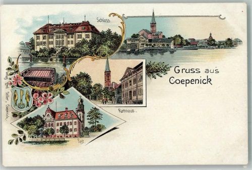 Köpenick Wappen Post Schloss Rathaus