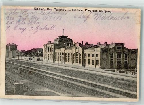 1915 Siedlec Bahnhof Feldpost WK I