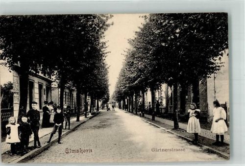 Elmshorn 1908 Gärtnerstraße Kinder
