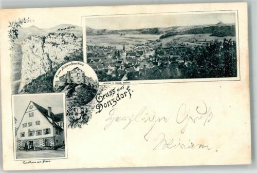 73072 W7322 Donzdorf 1897 - Gasthaus zum Stern Ruine Scharpfenschloss