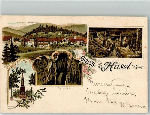Hasel 1899 Kriegerdenkmal Kapelle Fürstengruft