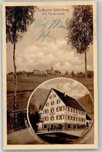 Schömberg 1915 Gasthaus Pension Soolhof