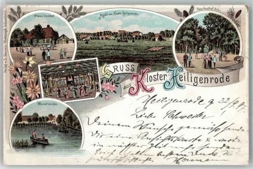 Heiligenrode 1897 Pleus Gasthaus Wassermühle Kloster Heiligenrode