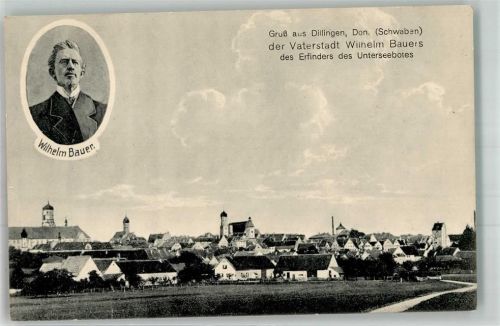 Dillingen Wilhelm Bauer Erfinder des Unterseebootes