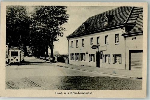 Köln Dünnwald 907 WK II Gasthaus Ritter Straßenbahn