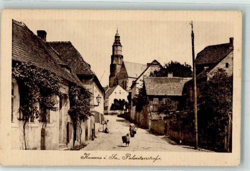 Kamenz 1916 Pulsnitzerstraße Feldpoststempel