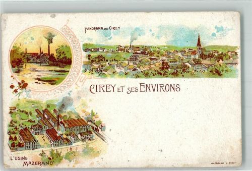 Cirey 1915 Fabrik Mazerand Feldpost WK I Ersatz-Division