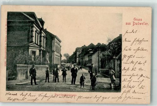 66111 W6600 Dudweiler , Saar 1901 - Provinzialstraße