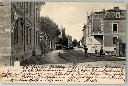 18507 O2320 Grimmen 1904 - Ortsstraße