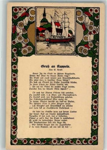 Kappeln Segelschiff Gedicht