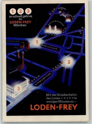 München Loden-Frey Sportkleidung Informationskarte