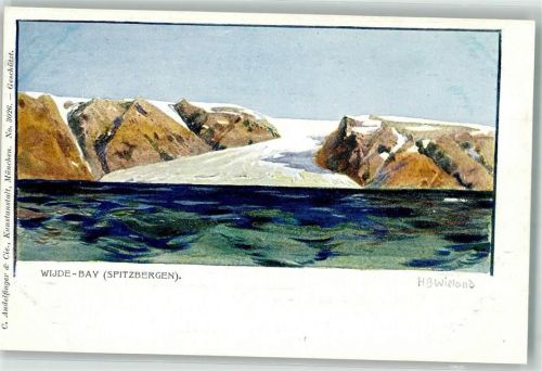 1900 Wijde-Bay sign. HB Wieland