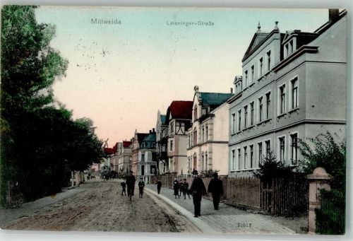 Mittweida 1923 Leisninger-Straße Inflationsporto