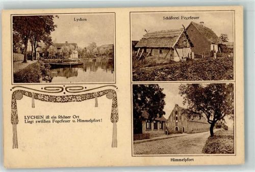 17279 O2093 Lychen - Schäferie Fegefeuer Himmepfort Boot See