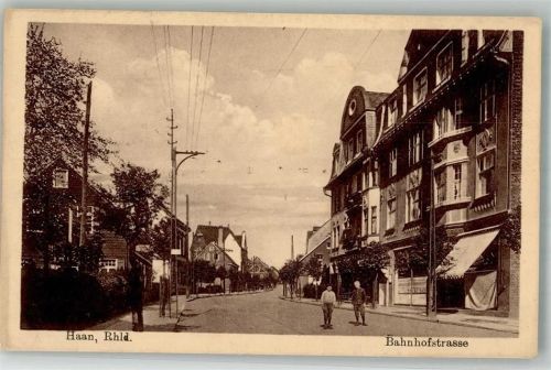 Haan 1916 Bahnhofstrasse