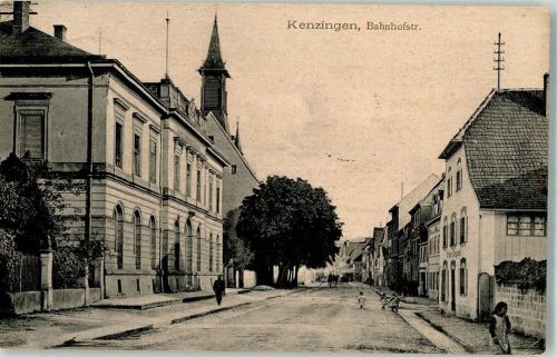 Kenzingen 1912 Bahnhofstrasse